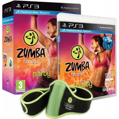 Zumba Fitness c поясом для Move [PS3, пнглийская версия]